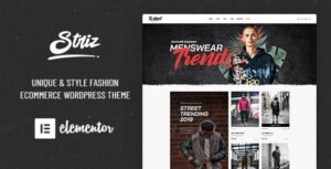 striz - fashion ecommerce wordpress theme free download